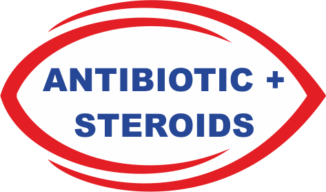 Antibiotic + steroids